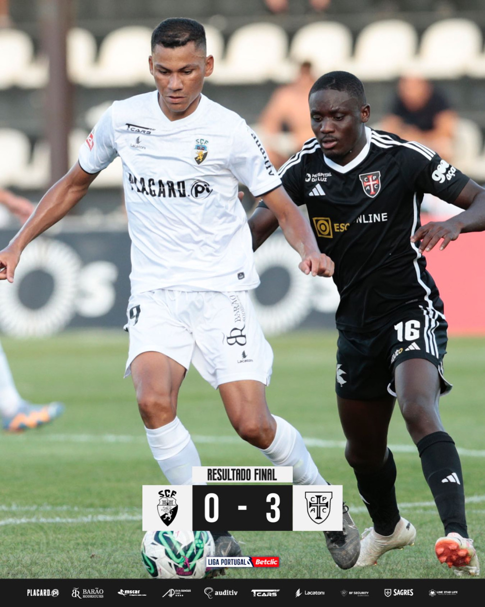 Resultado Final - 1ª Jornada - Liga Portugal Betclic