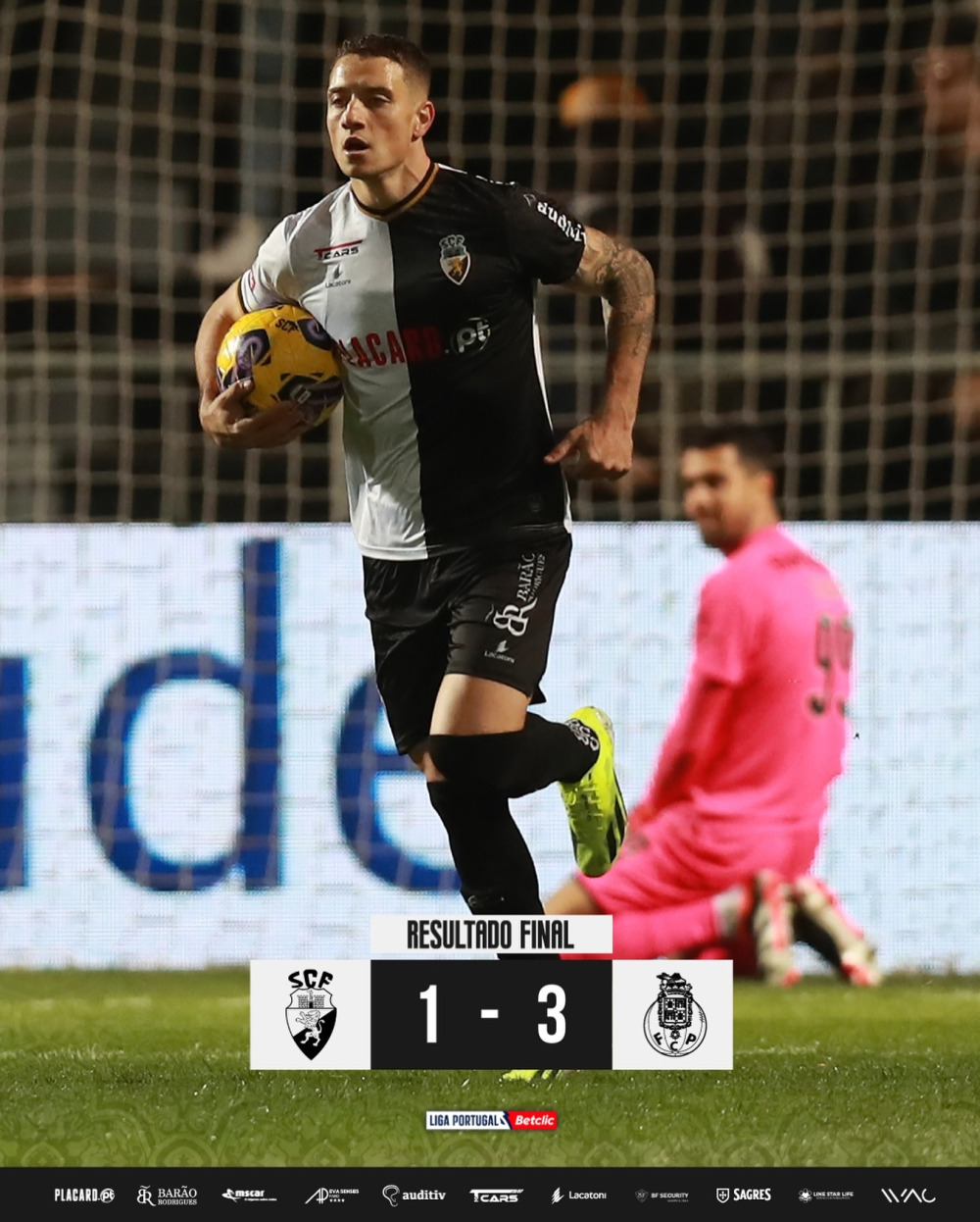 RESULTADO FINAL - 19ª JORNADA - LIGA PORTUGAL BETCLIC