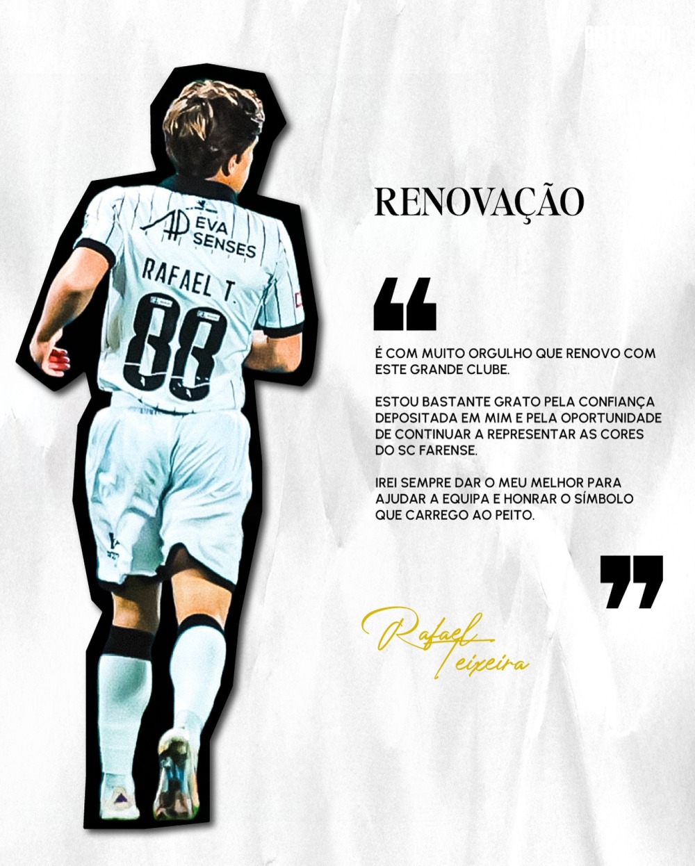 Rafael Teixeira renova!