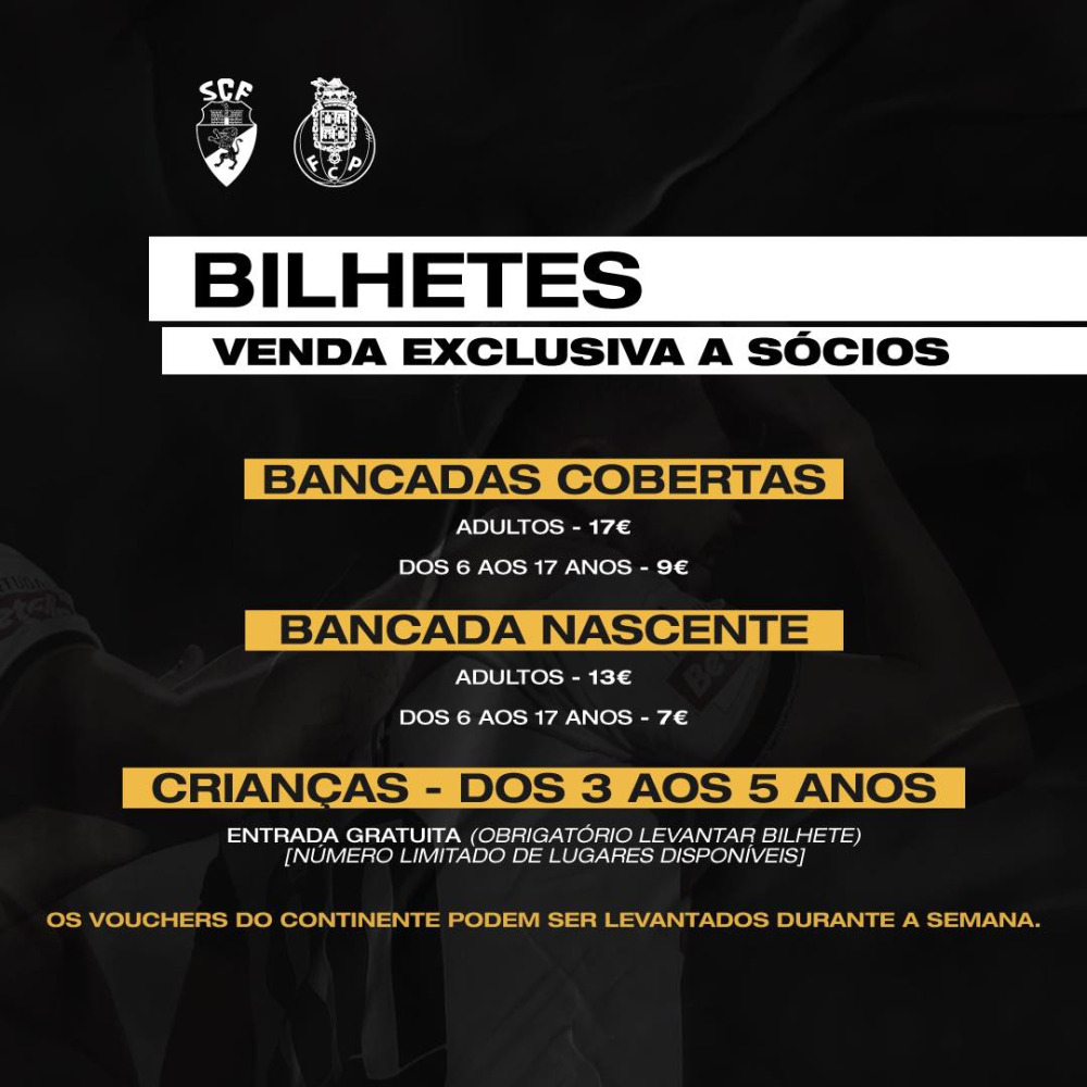 INFO BILHETES - LIGA PORTUGAL BETCLIC - 19ª JORNADA