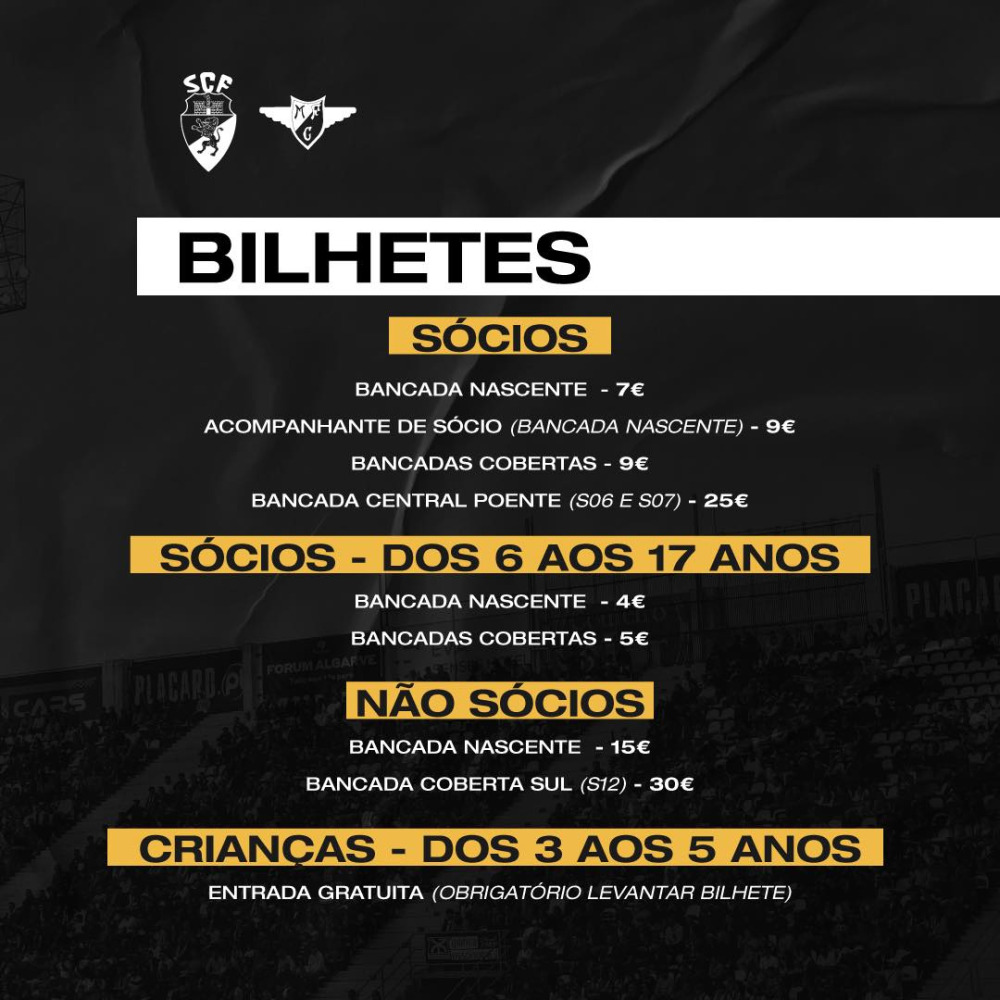 INFO BILHETES - LIGA PORTUGAL BETCLIC - 23ª JORNADA