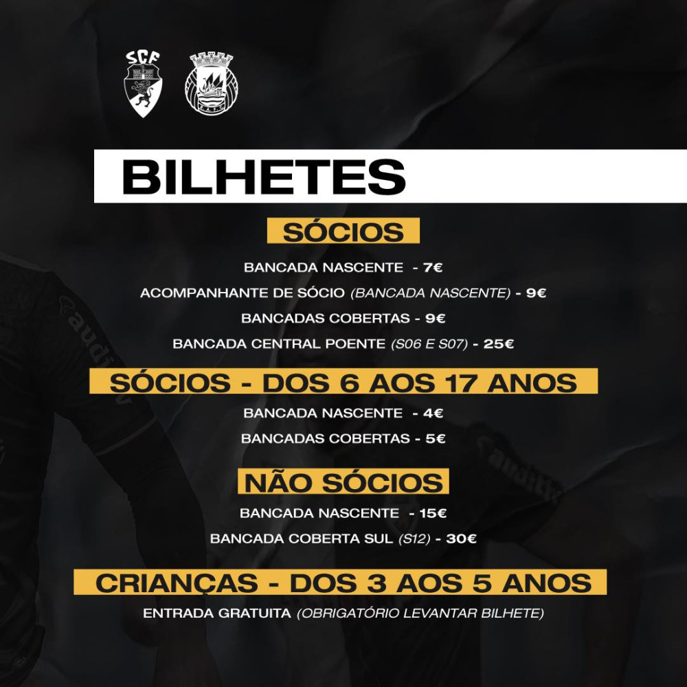 INFO BILHETES - LIGA PORTUGAL BETCLIC - 26ª JORNADA