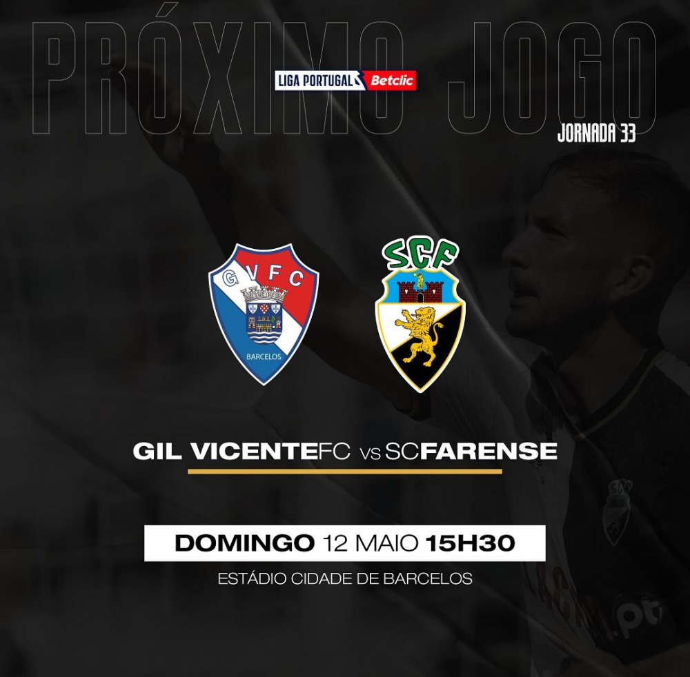 ANTEVISÃO J32 - GIL VICENTE FC X SC FARENSE