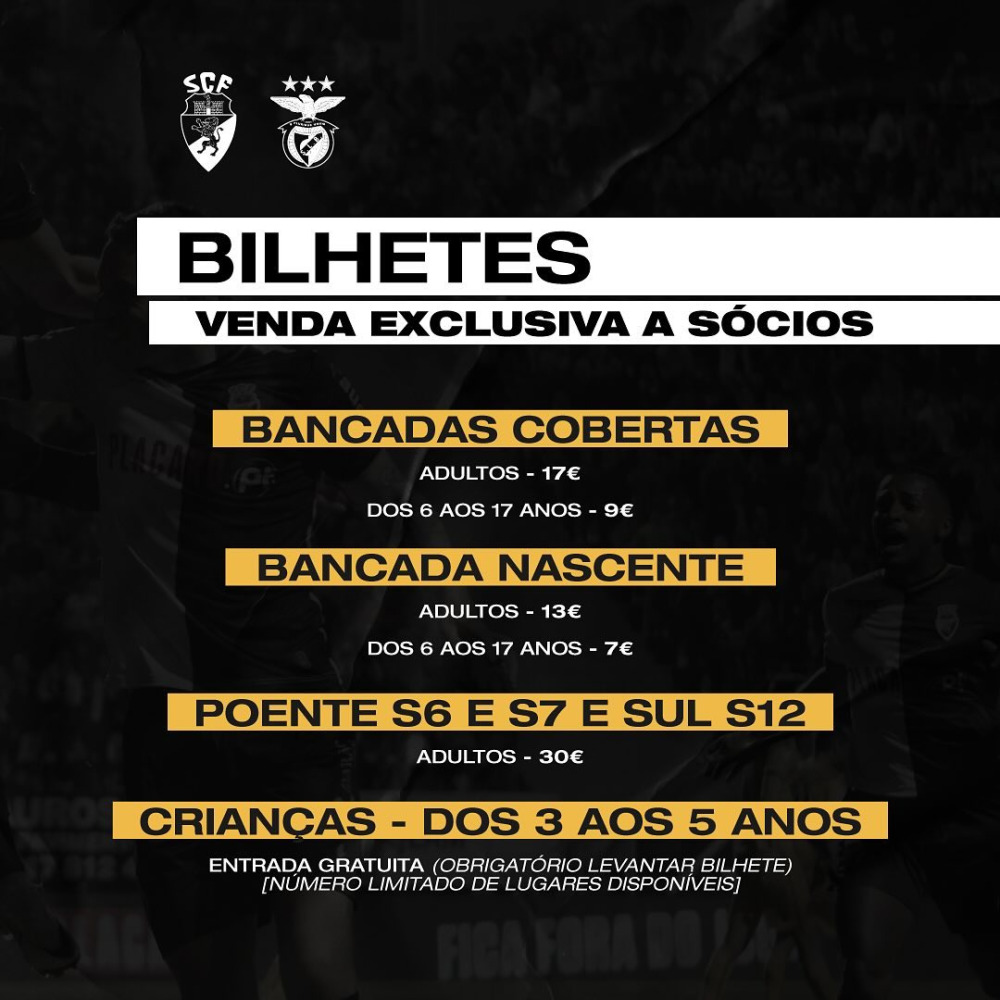 INFO BILHETES - LIGA PORTUGAL BETCLIC - 30ª JORNADA