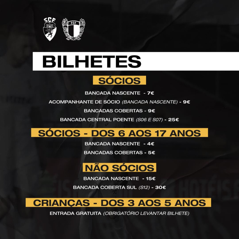 INFO BILHETES - LIGA PORTUGAL BETCLIC - 21ª JORNADA