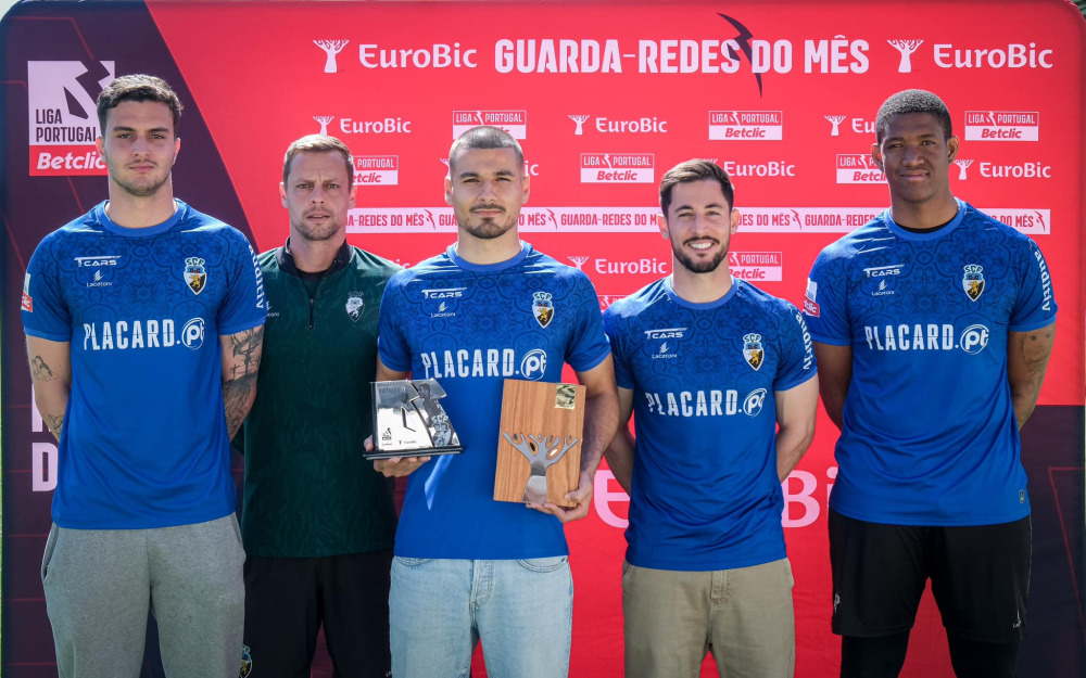 Hoje foi dia de Ricardo Velho receber o prémio de Guarda-Redes do mês de Fevereiro da Liga Portugal