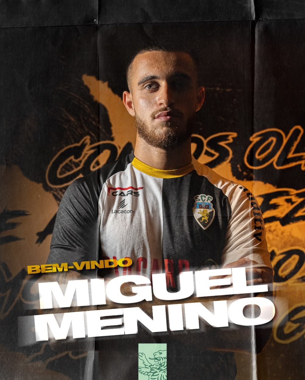 Menino já veste de preto e branco!
