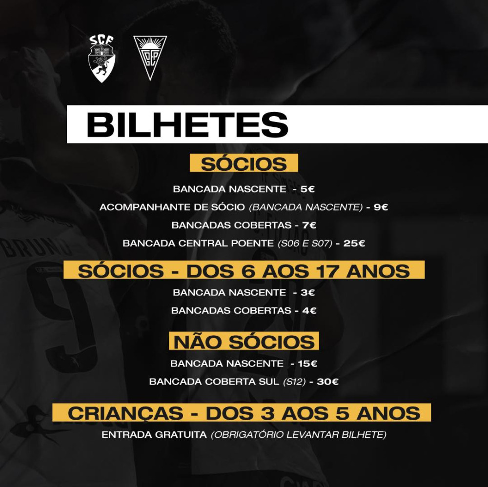 INFO BILHETES - LIGA PORTUGAL BETCLIC - 32ª JORNADA
