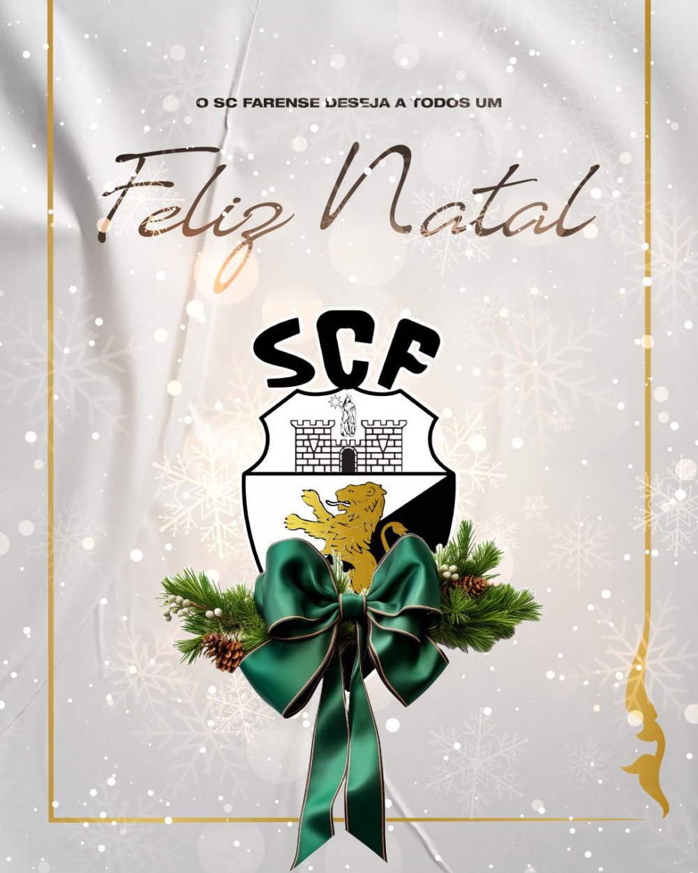 O Sporting Clube Farense deseja a todos um Feliz Natal