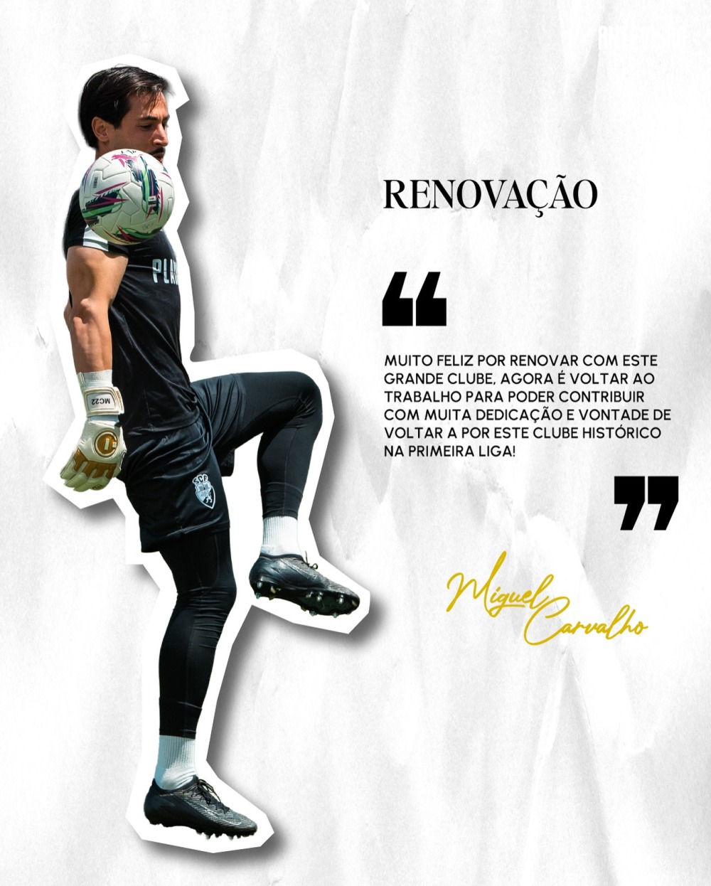 Miguel Carvalho é Leão do Sul por mais uma época!