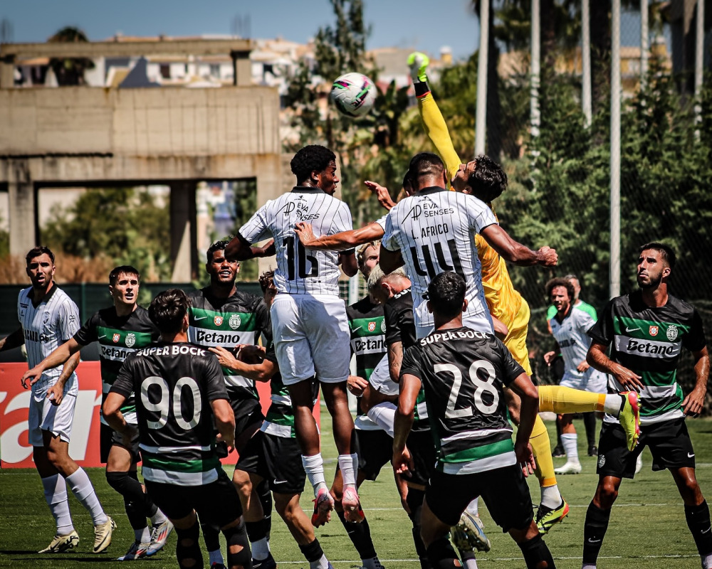 Jogo de preparação frente ao Sporting CP