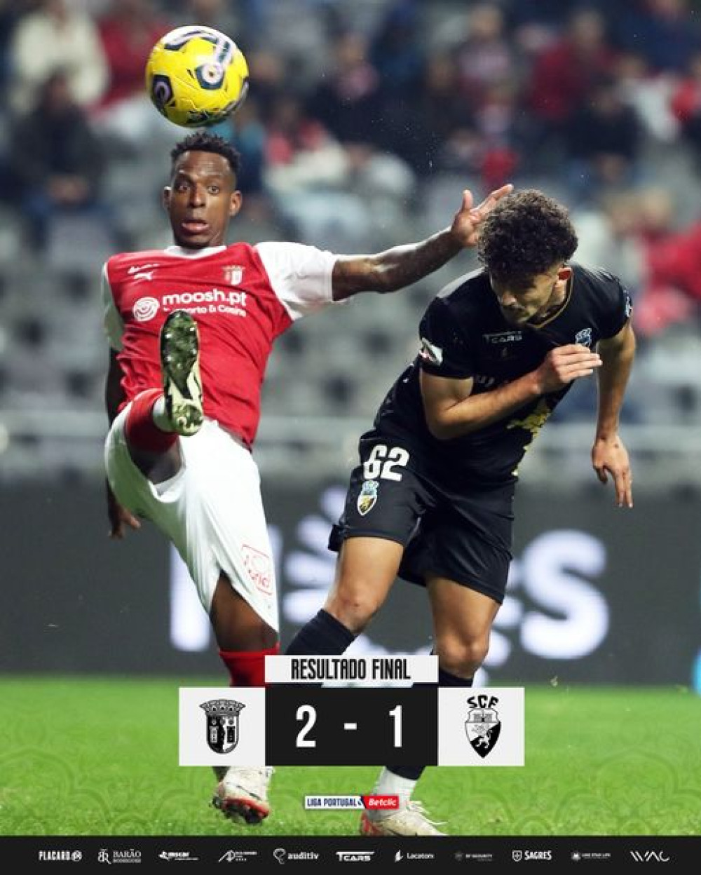 RESULTADO FINAL - 22ª JORNADA - LIGA PORTUGAL BETCLIC