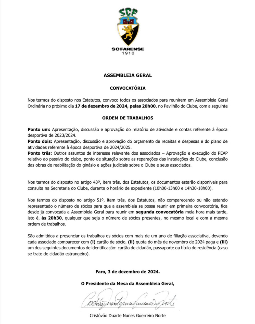 ASSEMBLEIA GERAL