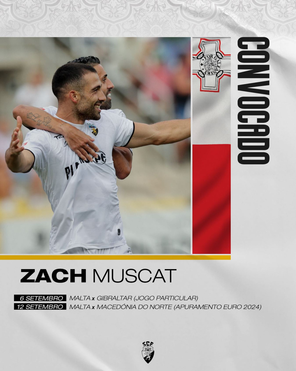 Zach Muscat convocado para a seleção nacional de Malta