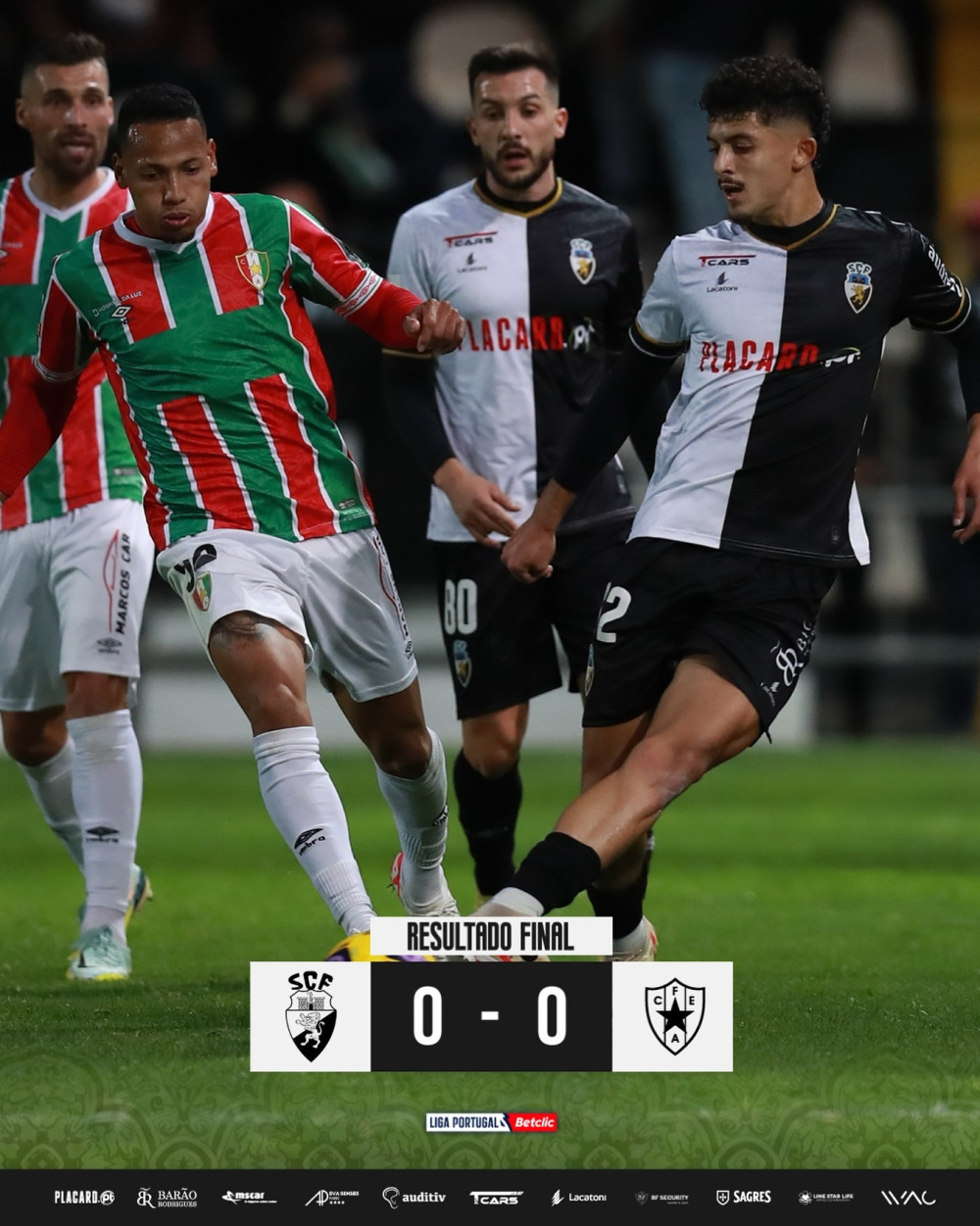 RESULTADO FINAL - 14ª JORNADA - LIGA PORTUGAL BETCLIC