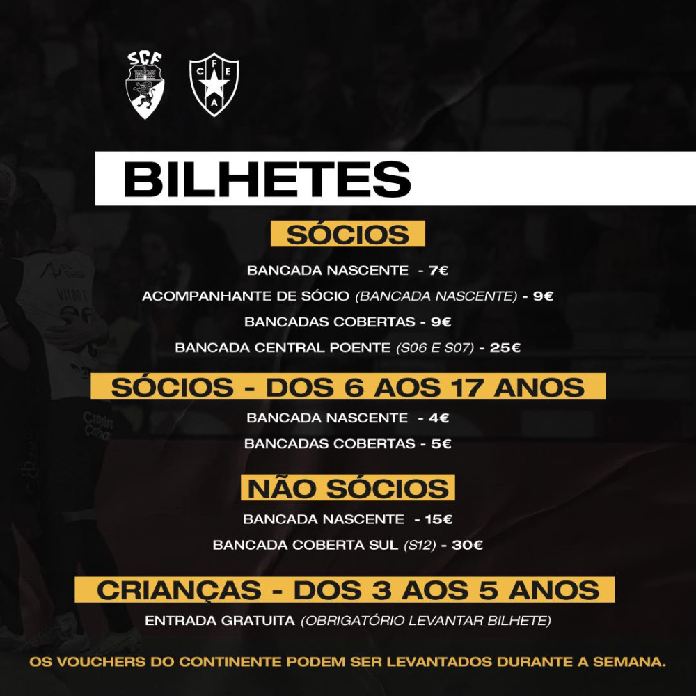 INFO BILHETES - LIGA PORTUGAL BETCLIC - 14ª JORNADA