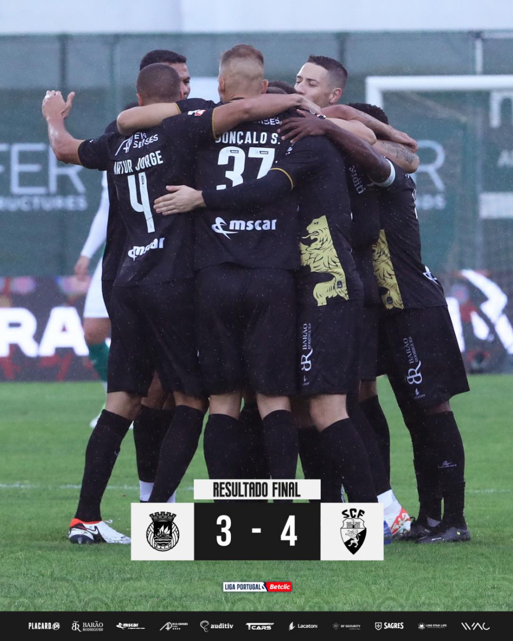 RESULTADO FINAL - 9ª JORNADA - LIGA PORTUGAL BETCLIC