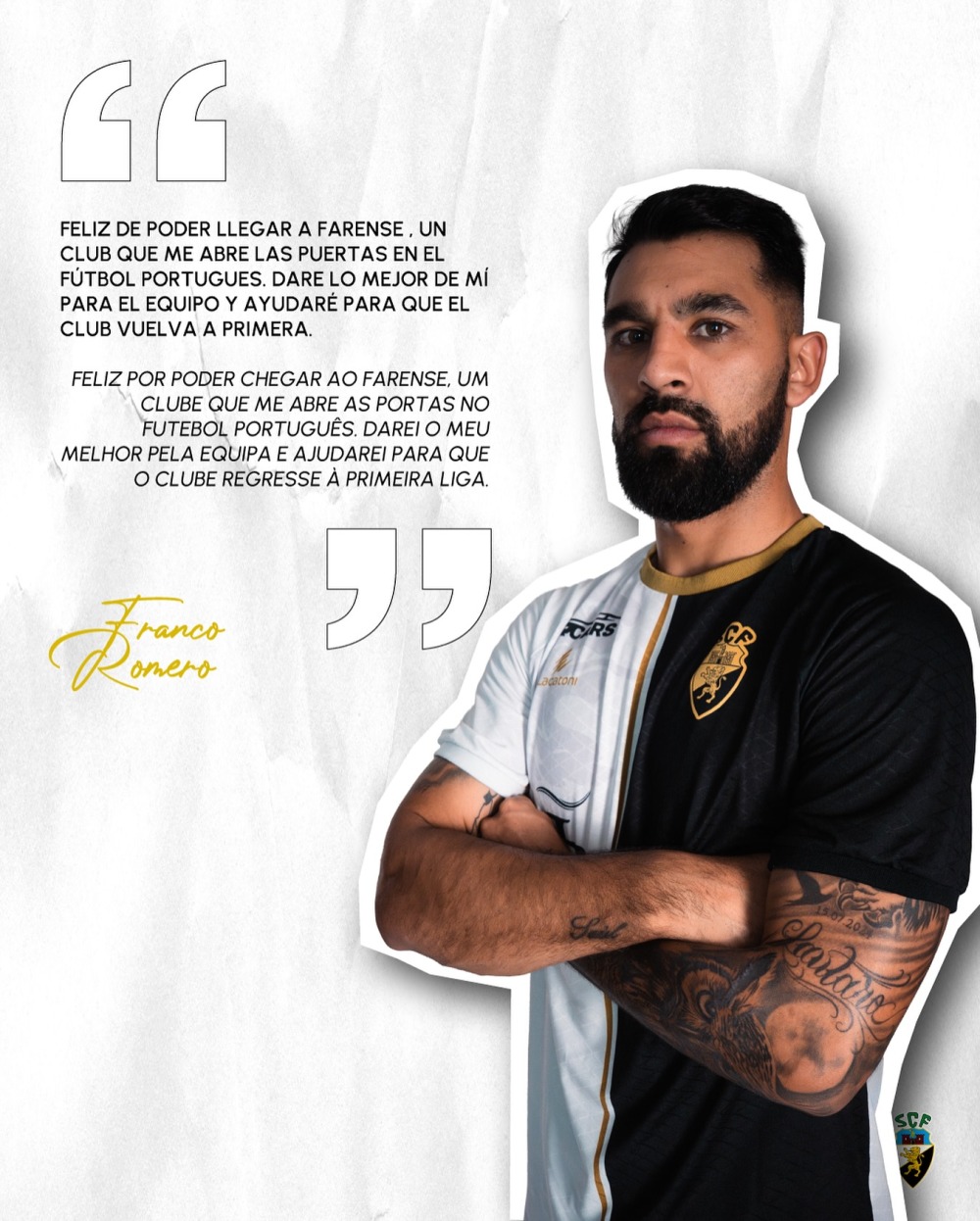 Franco Romero é o novo Leão de Faro!