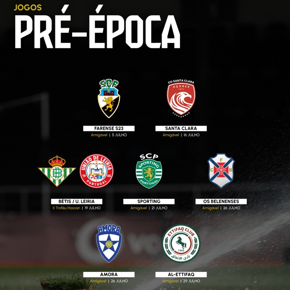 Jogos pré-época!
