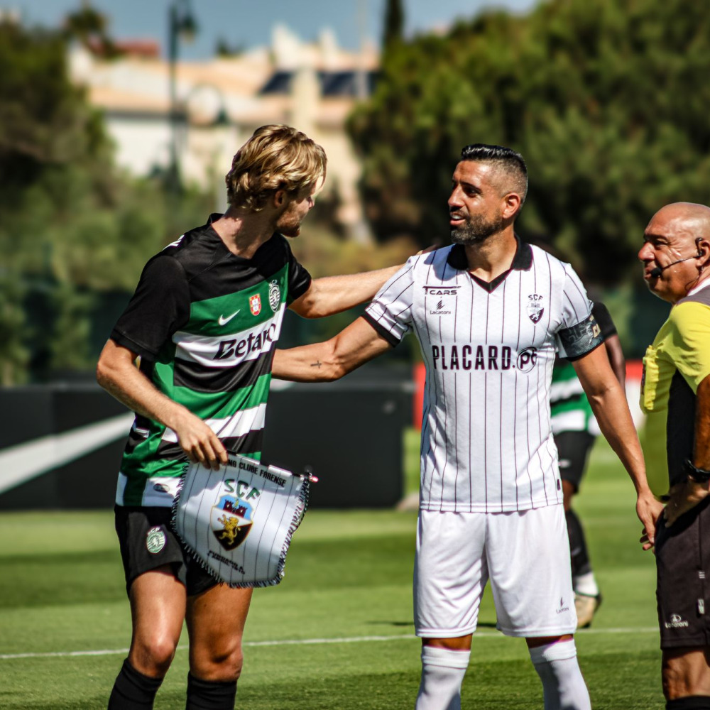 Jogo de preparação frente ao Sporting CP
