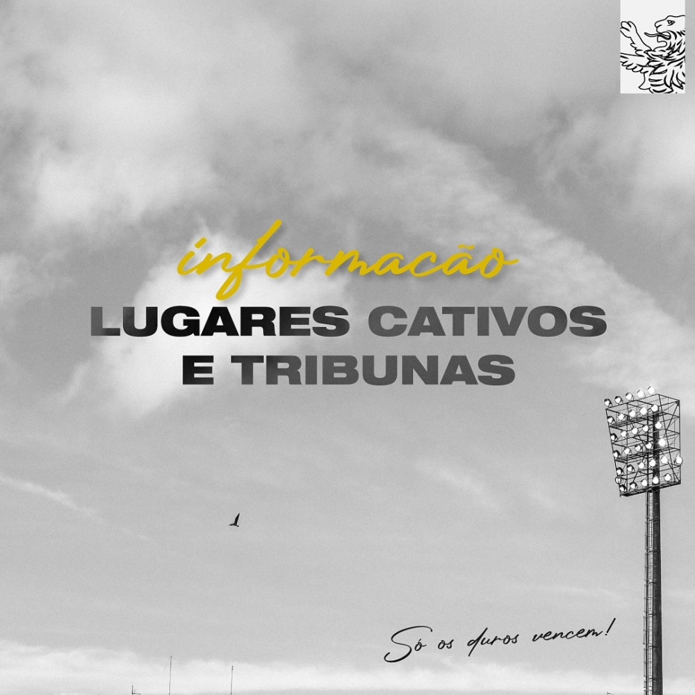 Informação lugares cativos e tribunas