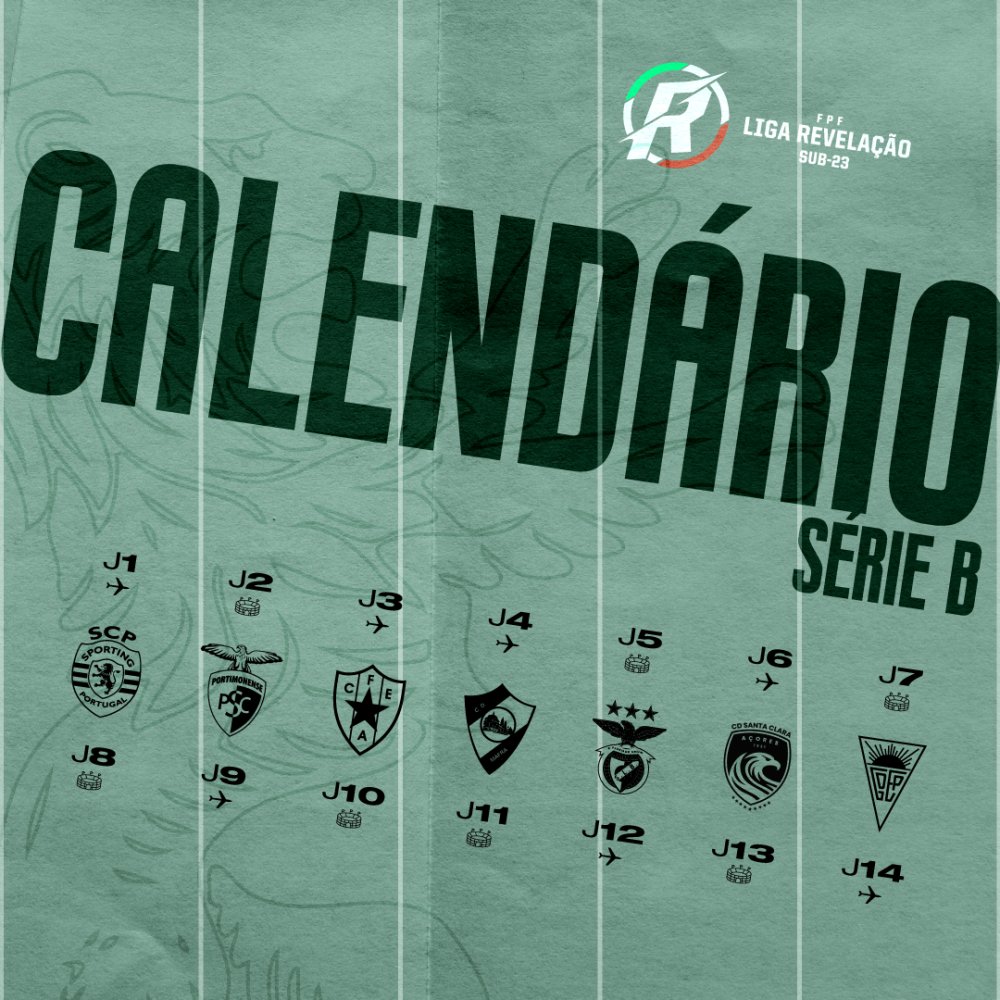 Já é conhecido o calendário da Liga Revelação 24/25