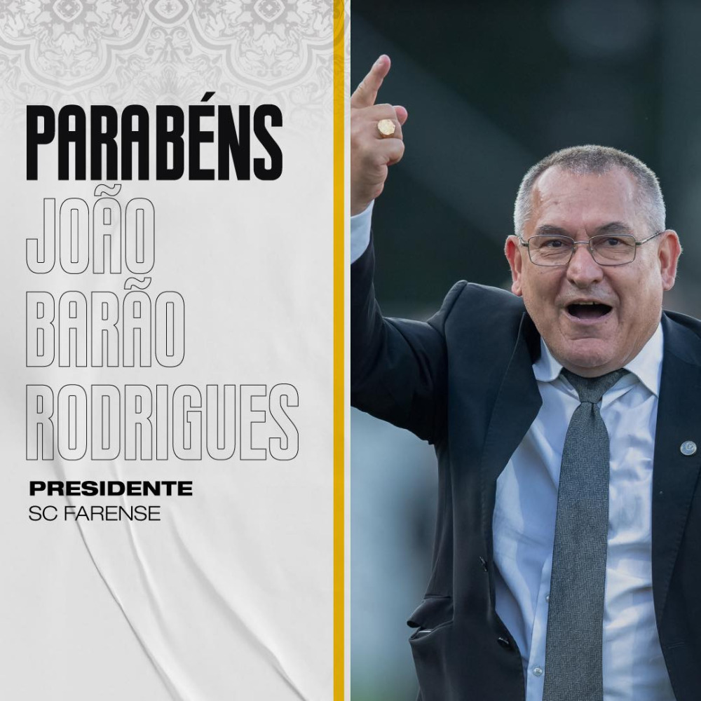 Muitos Parabéns Presidente João Barão Rodrigues!
