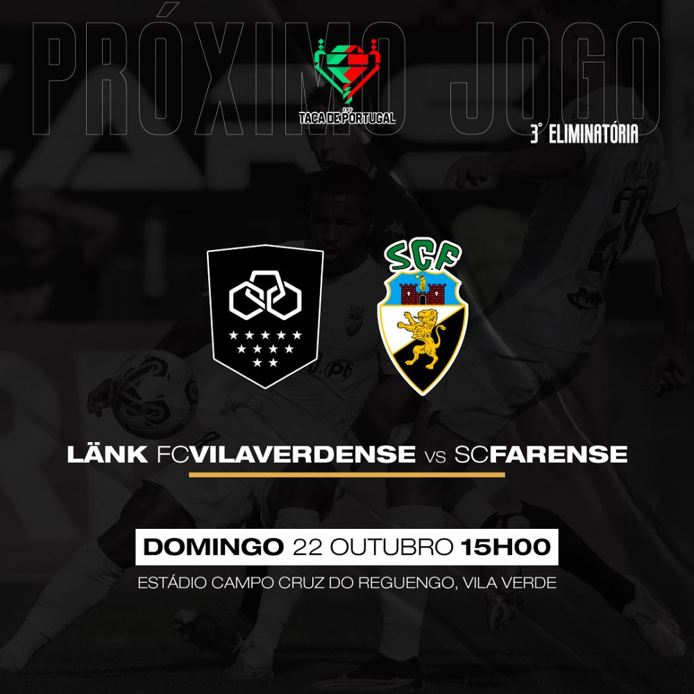 INFO - TAÇA DE PORTUGAL - 3ª ELIMINATÓRIA