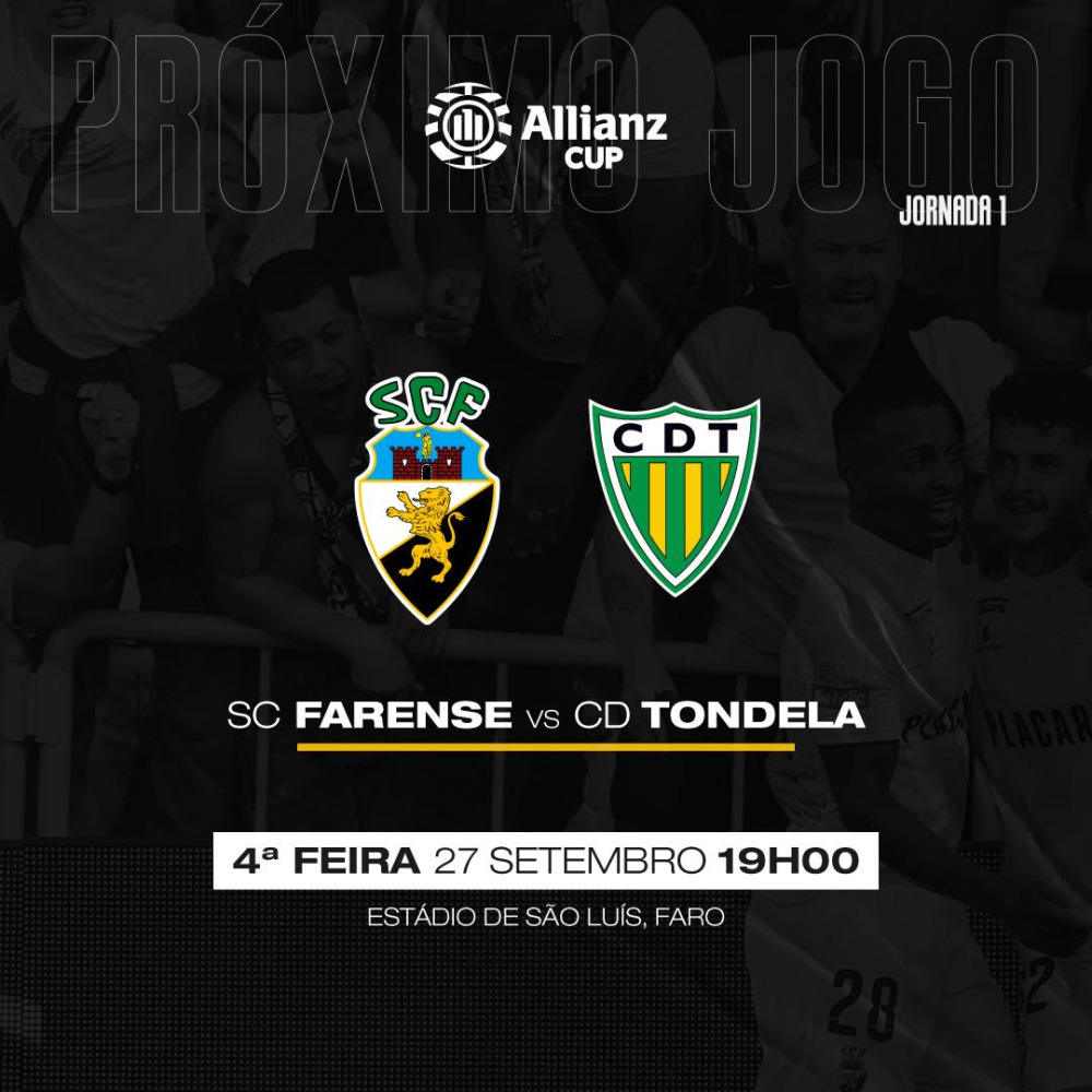 INFO BILHETES - ALLIANZ CUP - 1ª JORNADA